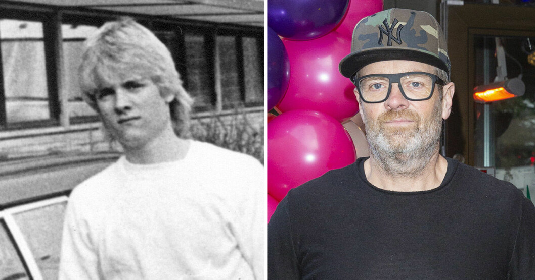 Micke Syd Andersson 1981 och hur han ser ut i dag. Micke Syd Andersson 1981 och 2019.